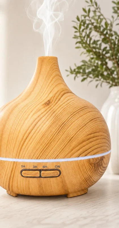 Difusor efecto madera encendido