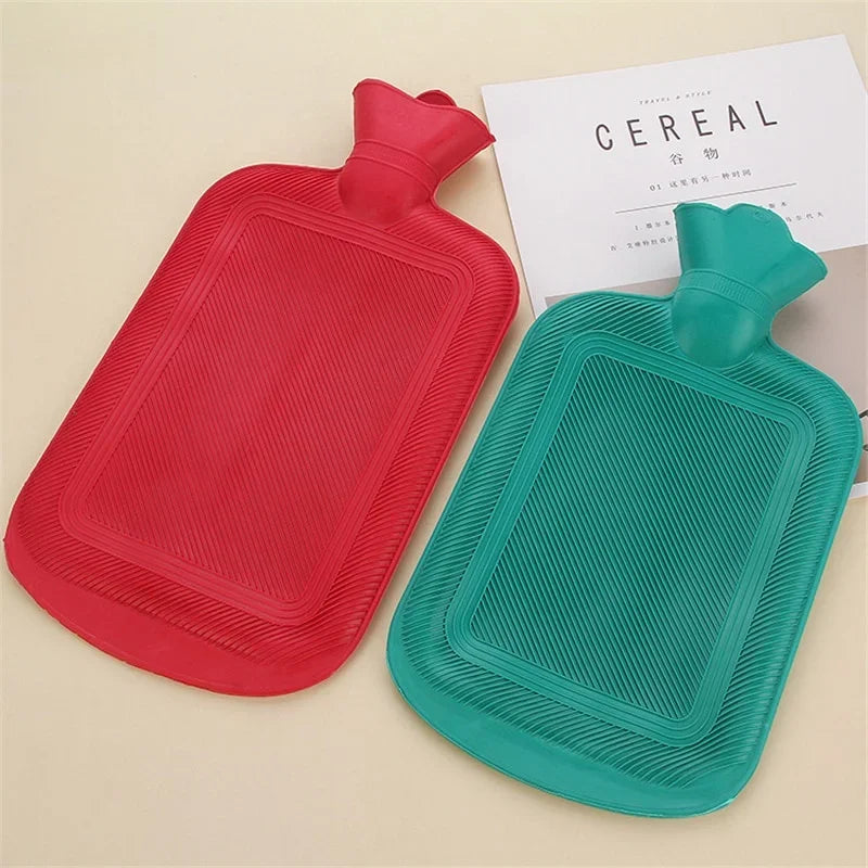 Bolsa de agua caliente con funda de peluche