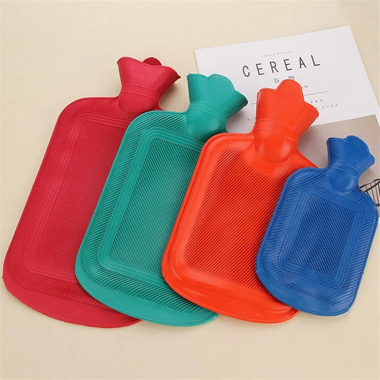Bolsa de agua caliente con funda de peluche