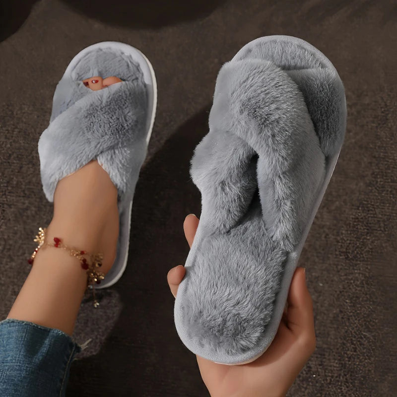 Zapatillas de casa peluditas