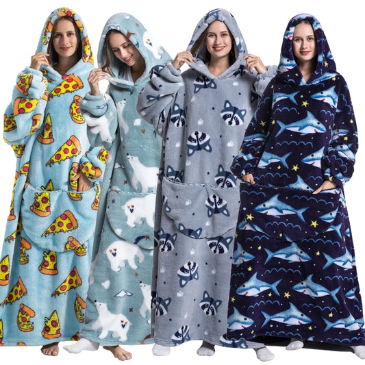 Manta sudadera con capucha