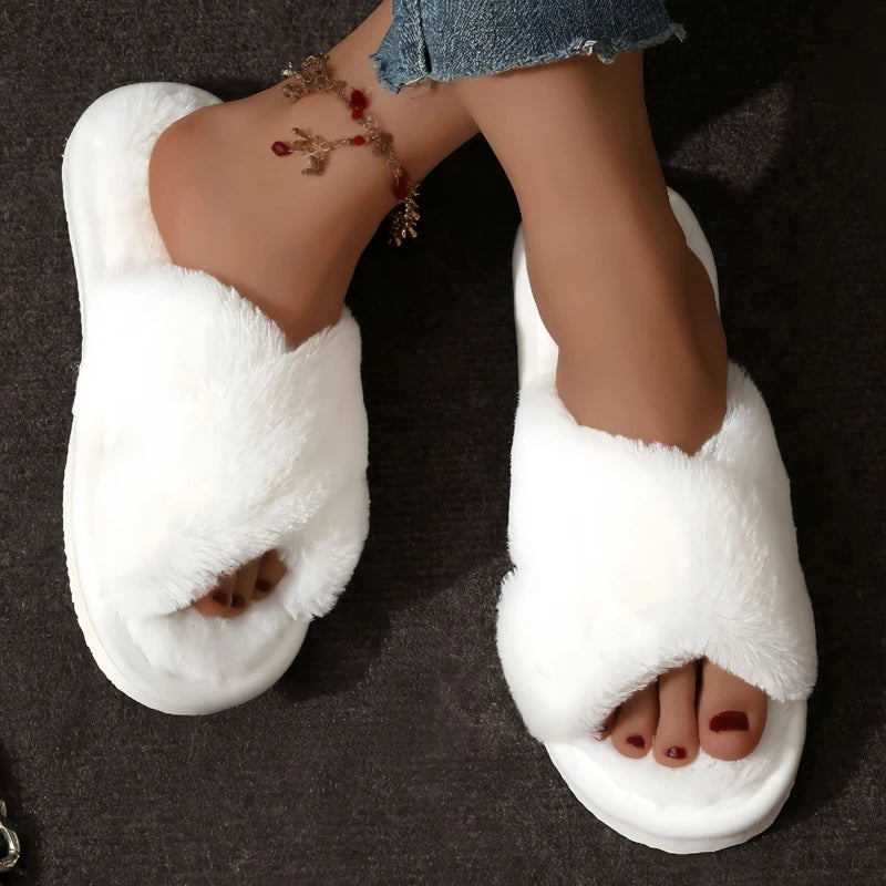 Zapatillas de casa peluditas