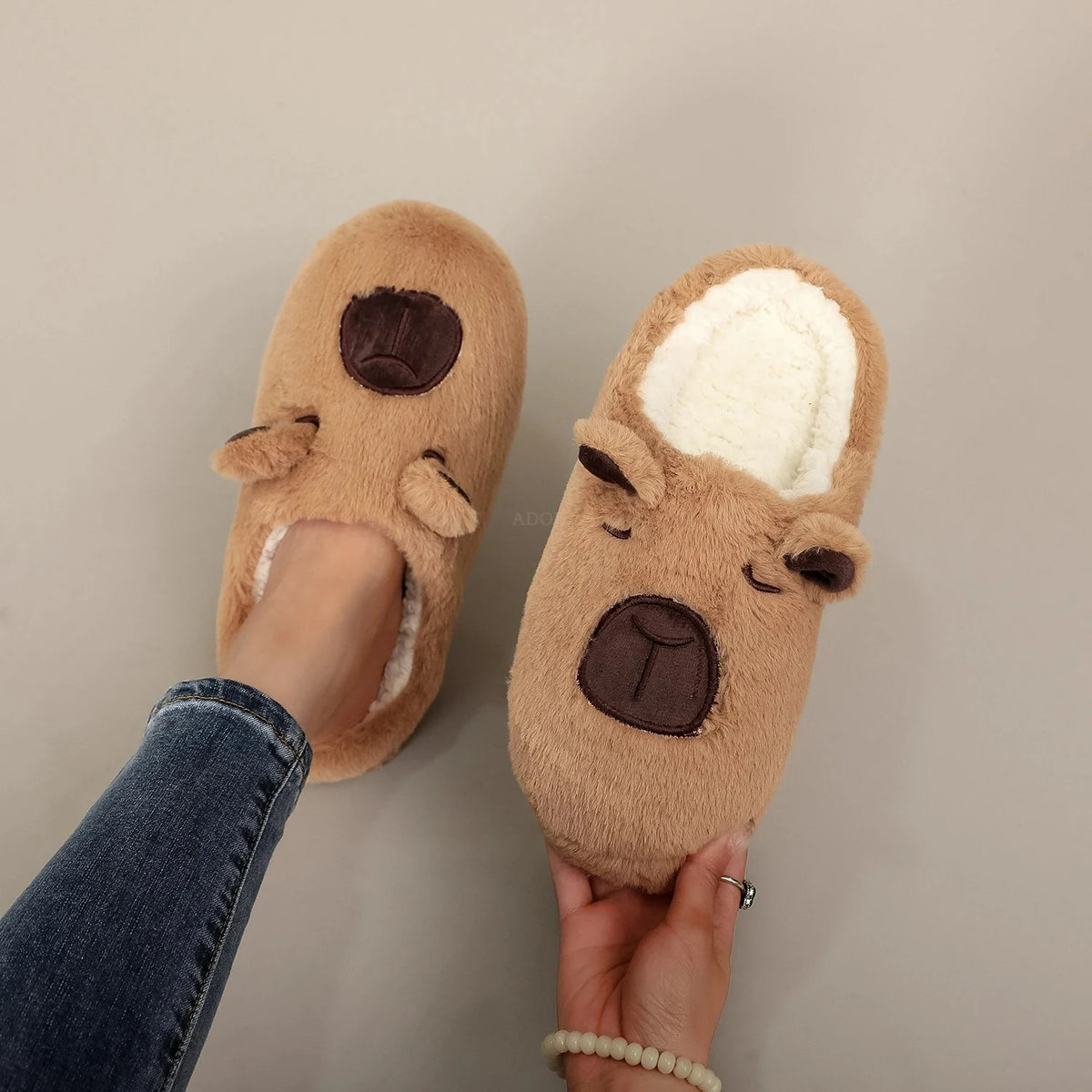 Zapatillas de casa capibara
